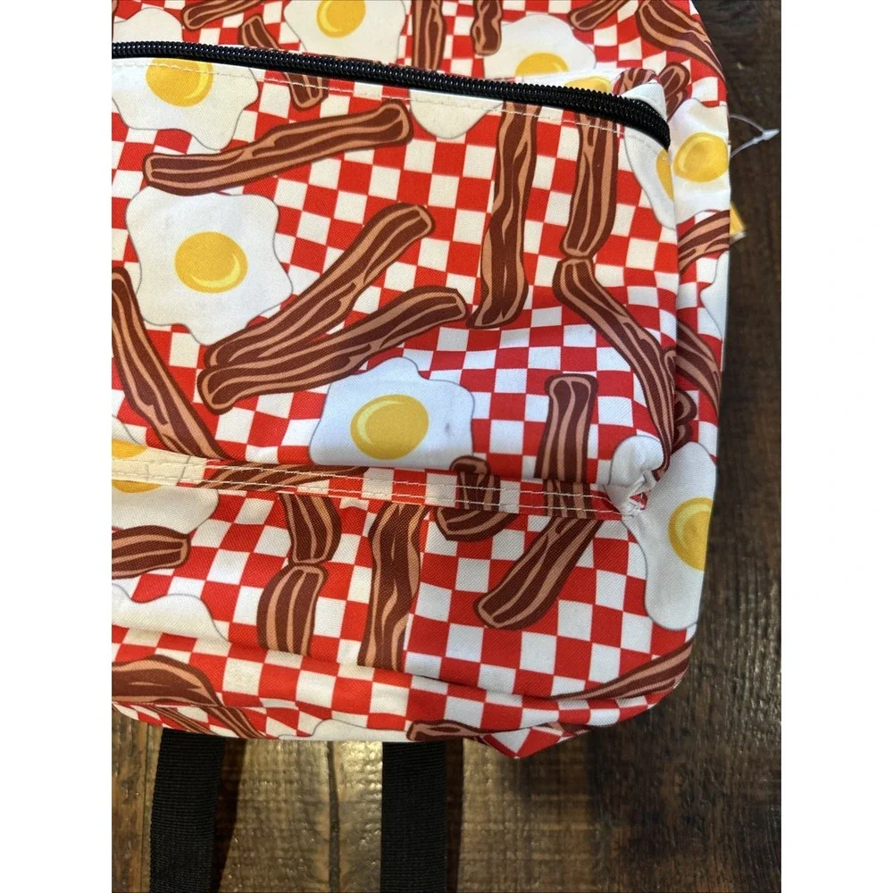 Dickies Bacon And Egg Backpack School Bag‎ Book Bag Breakfast